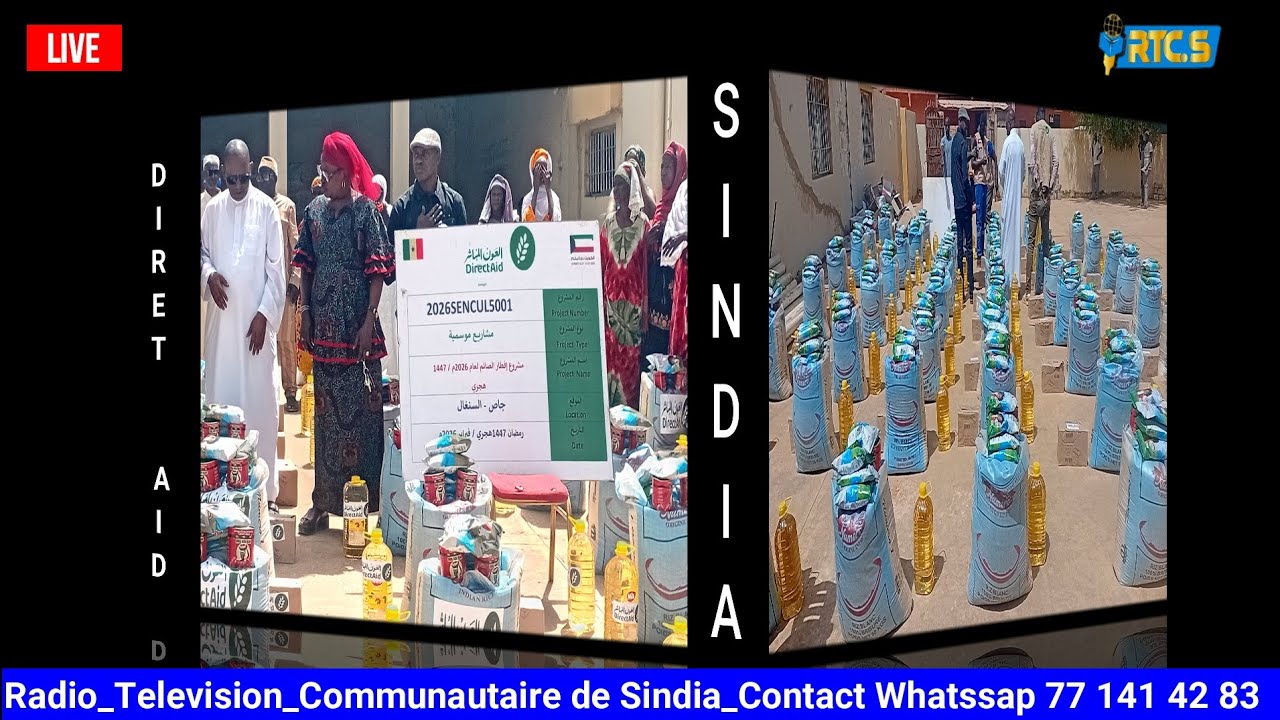Ramadan ; Direct Aid Centre de Diass et la Commune de Sindia Dîmbalé New ji Dollé yi..