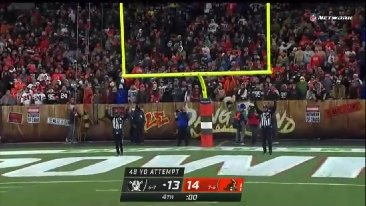 Daniel Carlson Game-Winning FG to save the Raiders season!