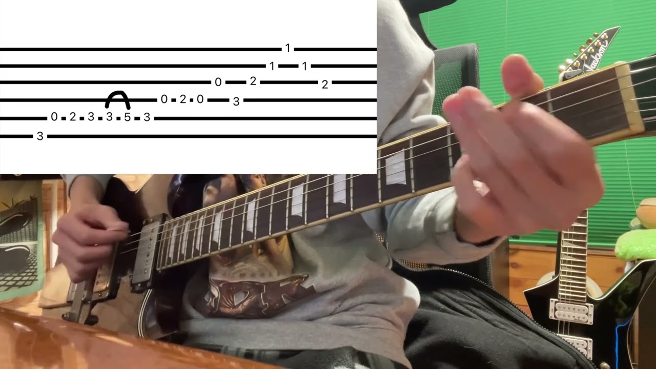 ゆらゆら帝国　太陽の白い粉　ギターカバー　TAB