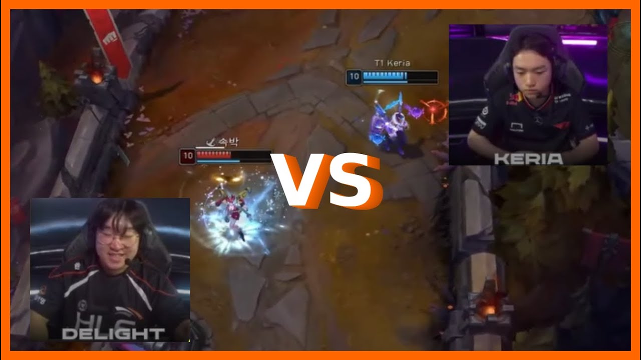 Genius monster Keria 1V1 Delight lck T1 VS HLE