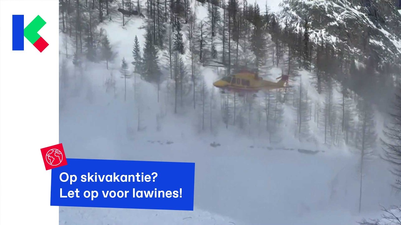 Op skivakantie? Let op voor lawines!
