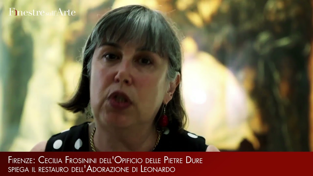 Cecilia Frosinini racconta il restauro dell'Adorazione dei Magi di Leonardo da Vinci