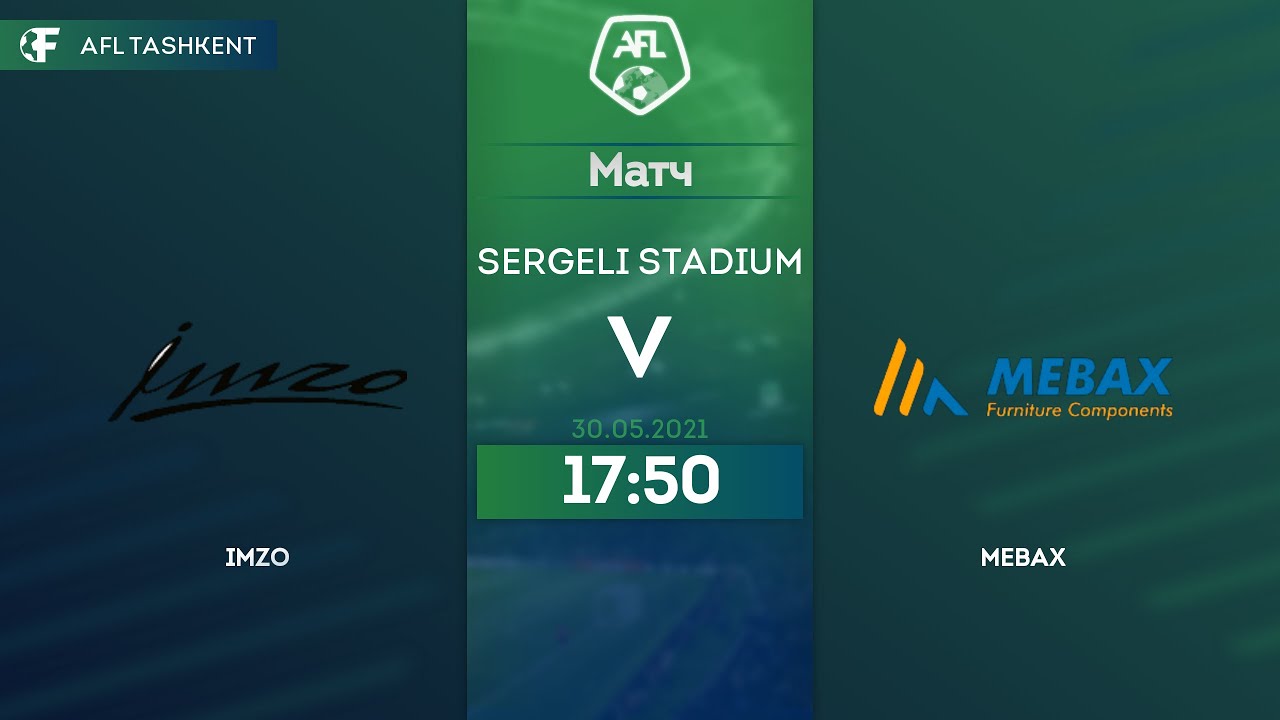AFL CUP 1-tur Imzo-Mebax