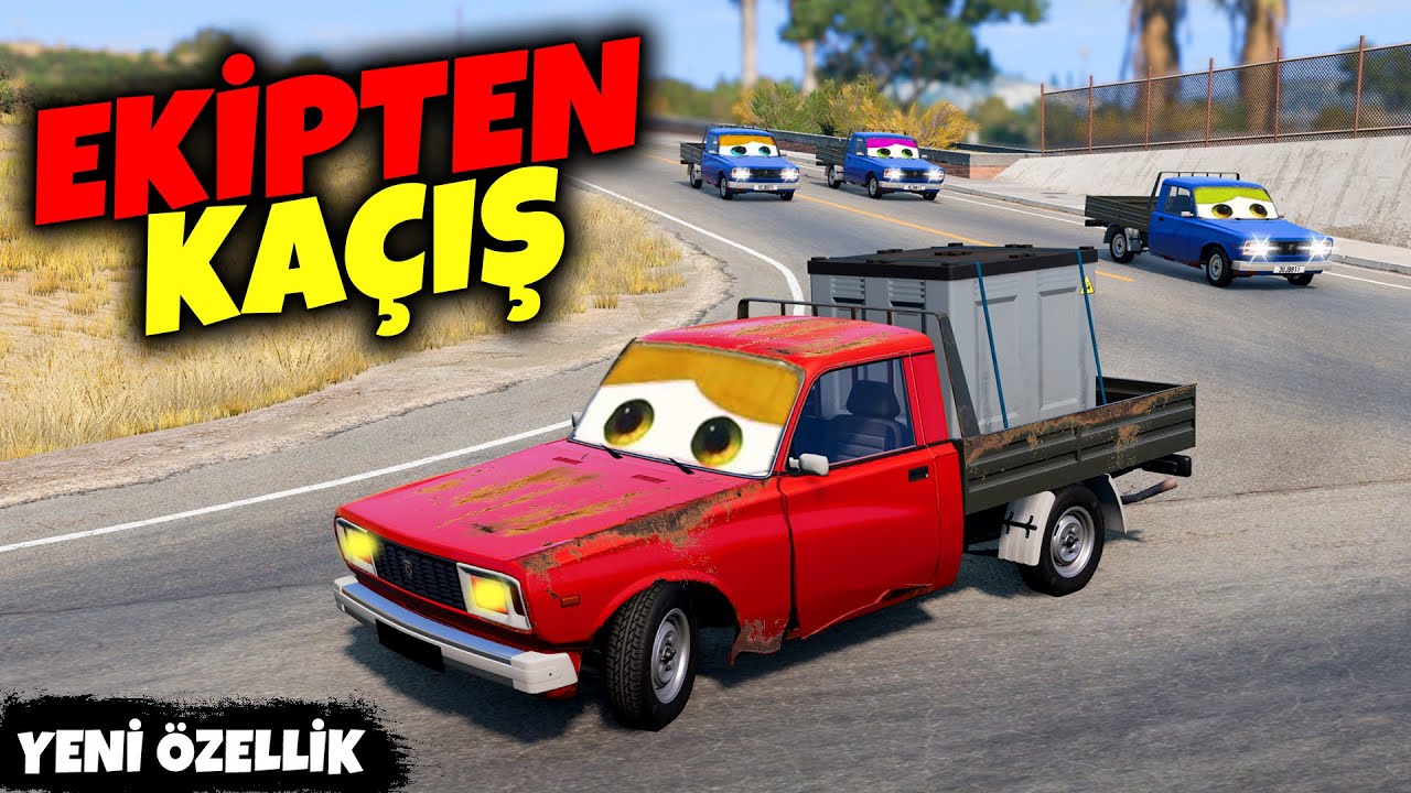 BÜYÜK KOVALAMACA ( EBELEMEC ) LADA | BeamNG.drive // HARD Crash