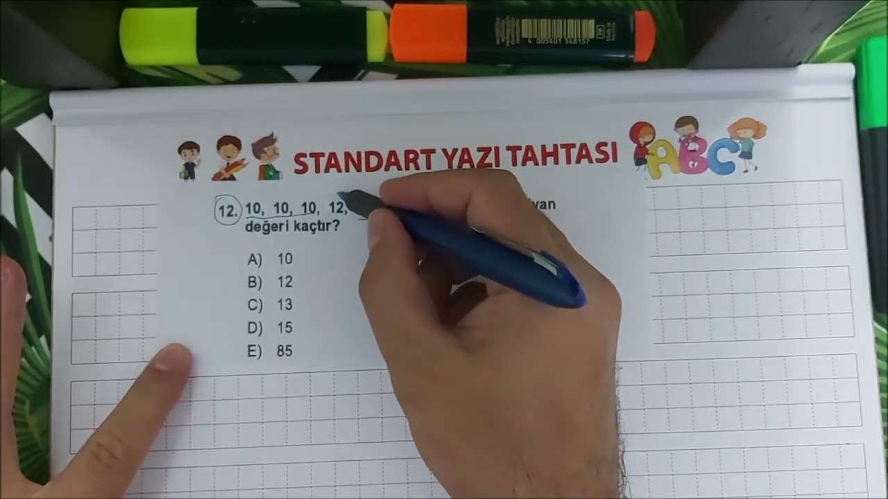 Ozan pişkin-İstatistik (AÖF) 2022 Ara Sınav Sorularının Çözümü