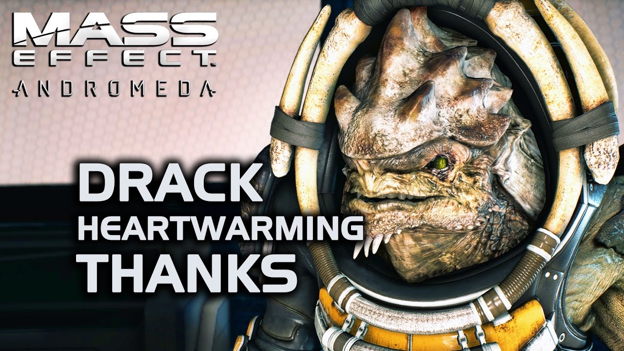 Mass Effect Andromeda - Drack Heartwarming Thanks for Saving Krogan Scouts