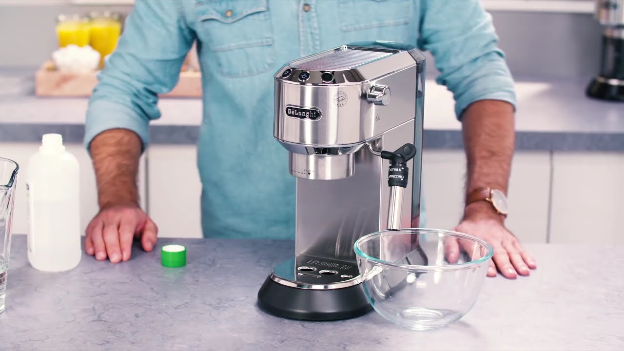 Hướng dẫn tẩy cặn máy pha cà phê Delonghi Ec785 Ec685 Ec680 - How to descale Delonghi Coffee Machine