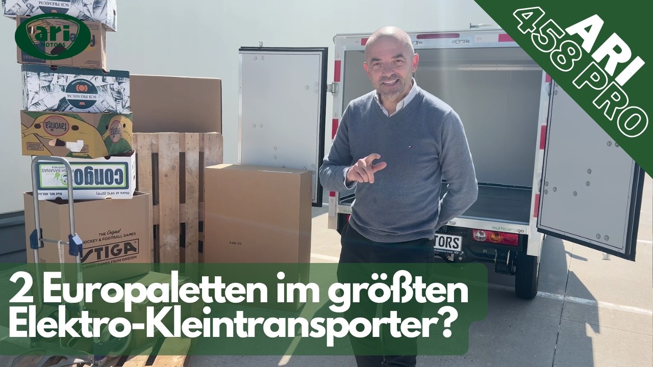 🚚 Was passt in den ARI 458 Pro Elektrotransporter? | Kofferaufbau im Praxischeck 📦