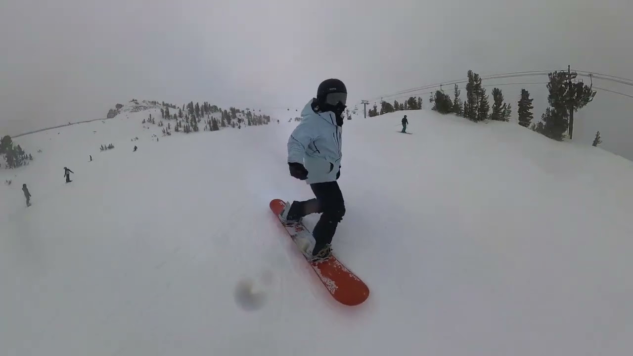 SY26 Mammoth Mountain - Riding in a Snow Storm