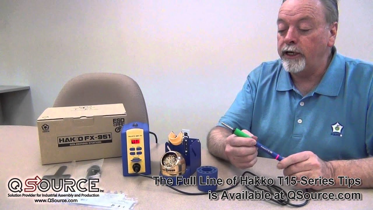 Hakko FX-951 ESD-Safe Soldering Station - Q Source, Inc.
