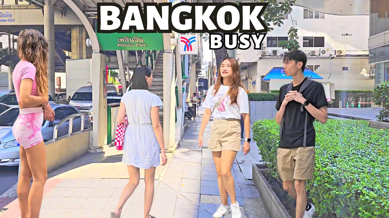🇹🇭 Bangkok Downtown - From All Seasons Place to Phloen Chit BTS [4K]