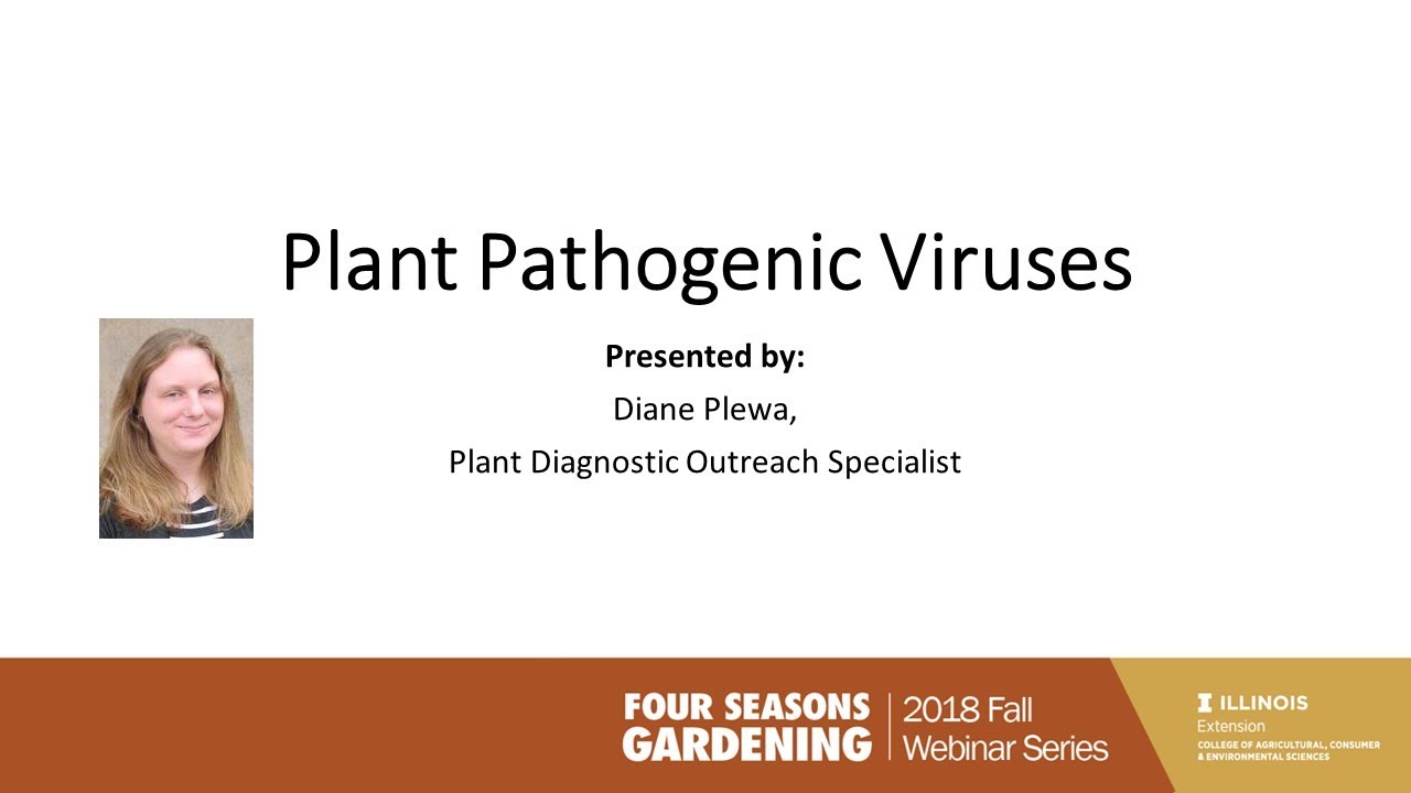 Plant Pathogenic Viruses - 2018 Four Seasons Gardening Webinar