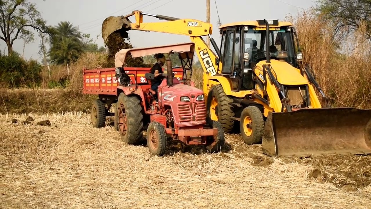 Khet Se Matti Nikalne Ka Sabse Fast Tareeka | JCB And Tractor | खेती वाला काम