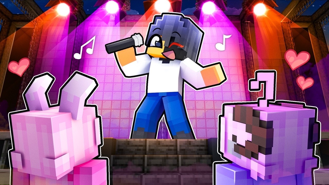 REBORN as a K-POP IDOL in Minecraft!