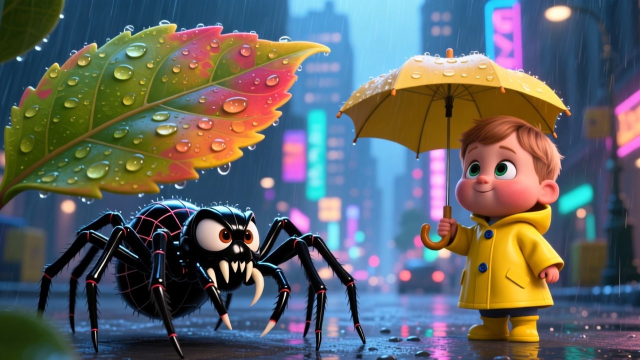 Incy Wincy Rain Walk ☔ | Nursery Rhyme for Kids | Sing Along & Move