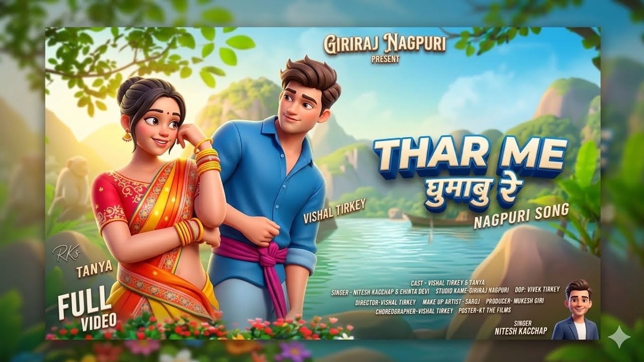 Thar Me Ghumabu Re - Official Video | Ai 3D cartoon New Nagpuri Song 2026