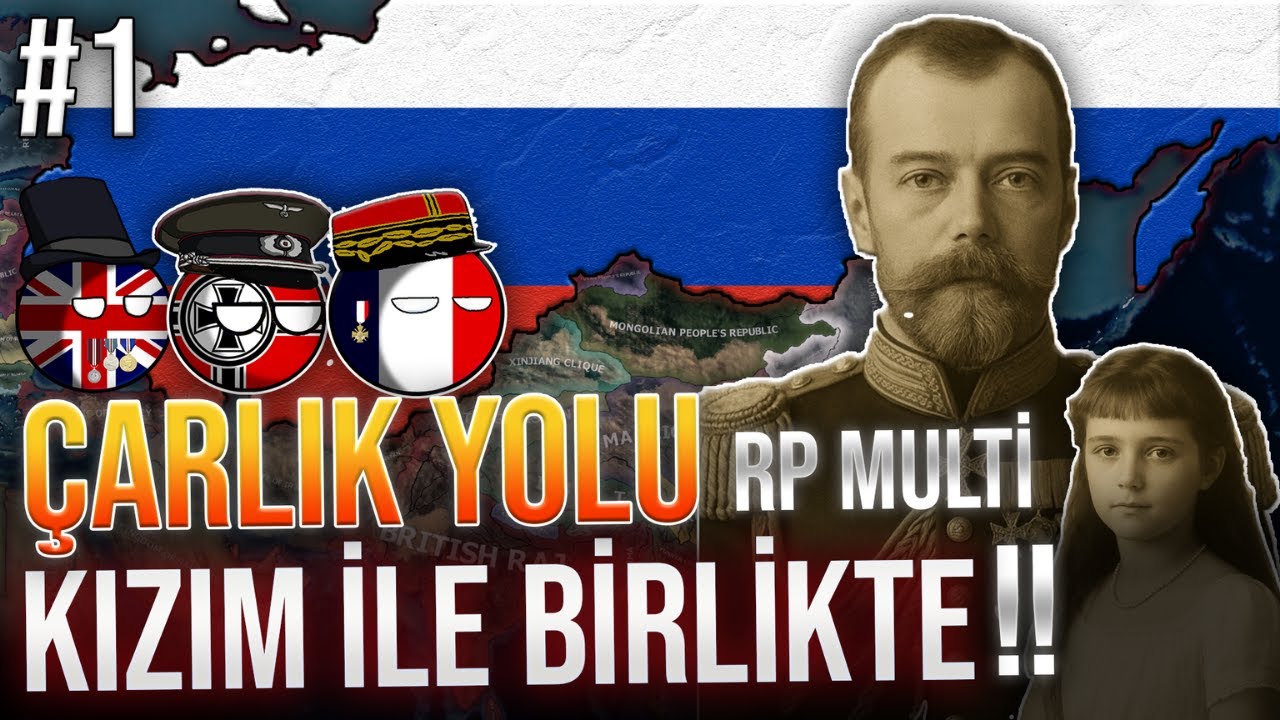 RUSYANIN ÖLÜ ÇARI GERİ DÖNDÜ! | Hearts of Iron 4 - MULTIPLAYER | RUSYA #1