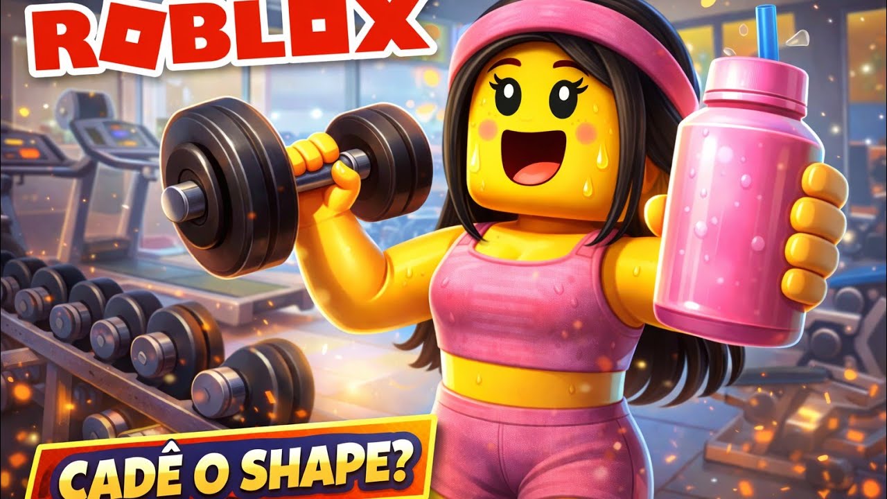 Cadê o SHAPE - Na academia com ROBLOX