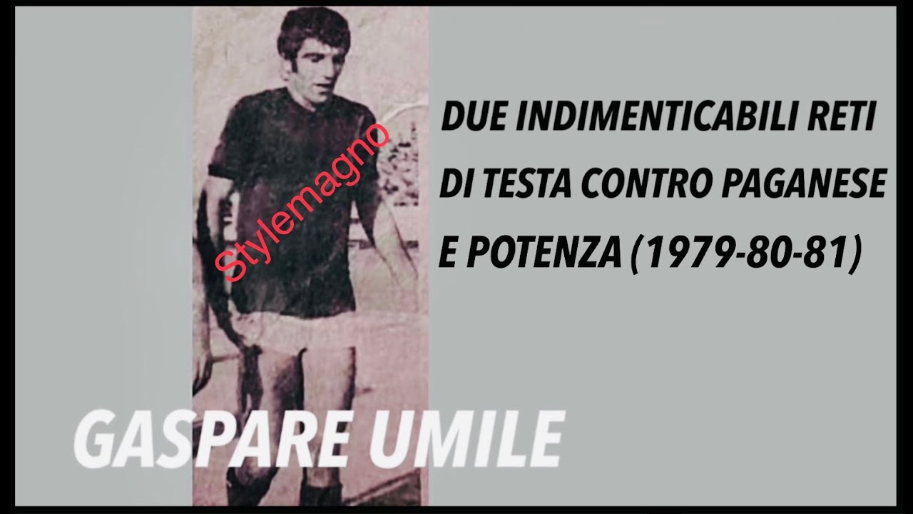 Gaspare Umile di Testa Vs Paganese e Potenza (1979-80-81)