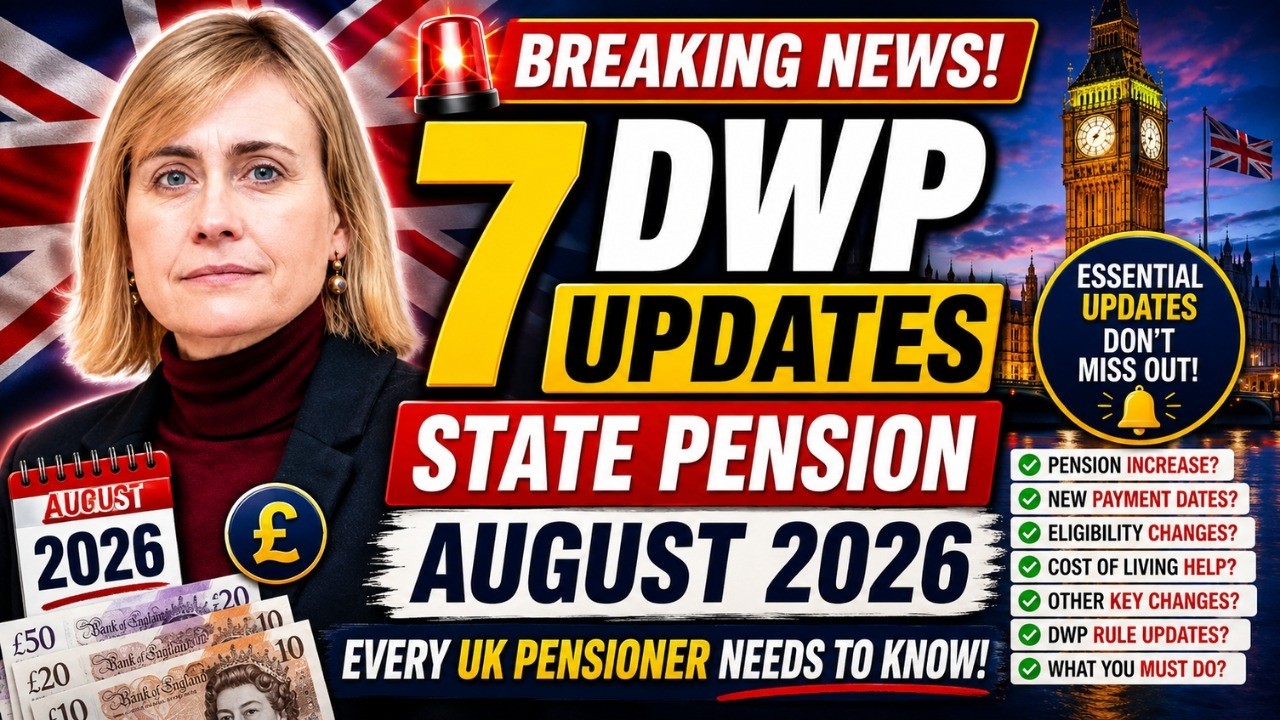 State Pension August 2026 🚨 7 Major DWP Updates Every UK Pensioner Must Know NOW!