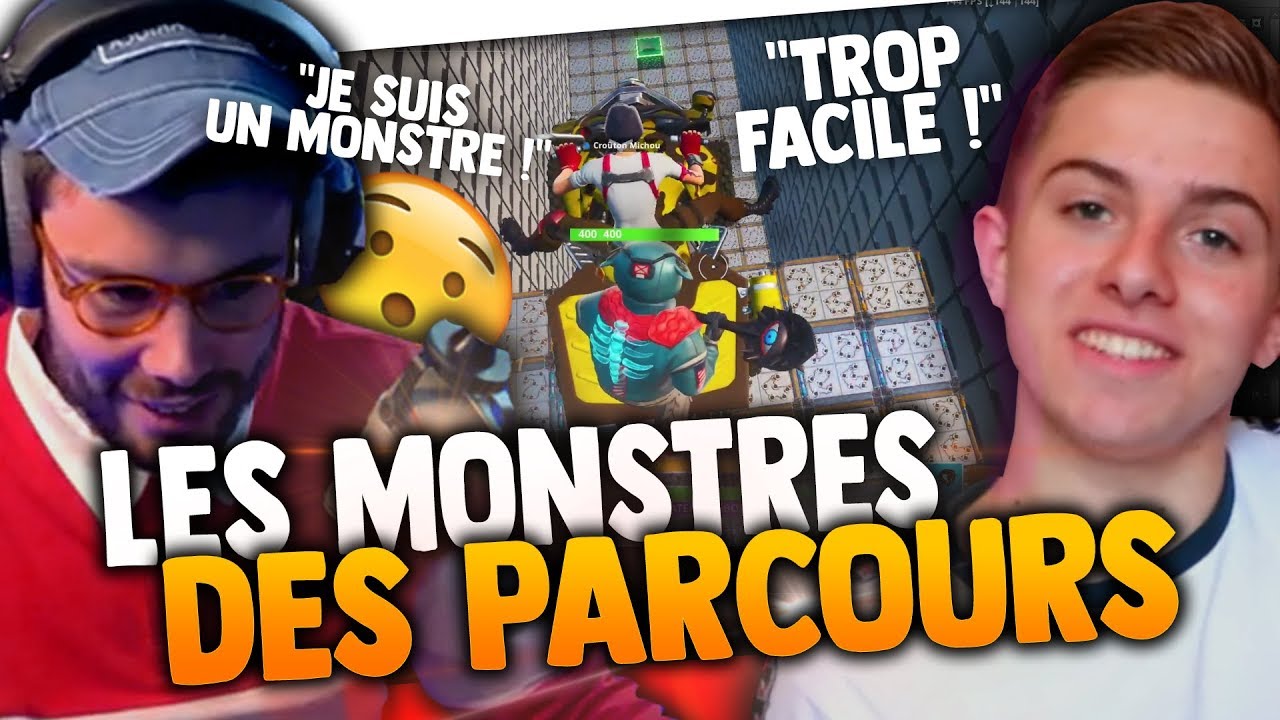 LES MONSTRES DES PARCOURS ! avec LEBOUSEUH, THEKAIRI78 ET MICHOU ! (sur Fortnite Battle Royale)