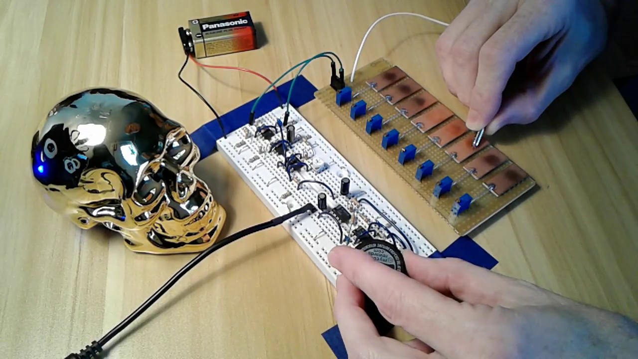 My LDR Synth on a Breadboard!