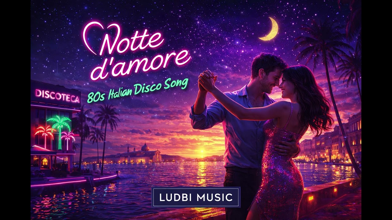 Notte d'amore 💃 80s Italian Disco Song | Ludbi Music