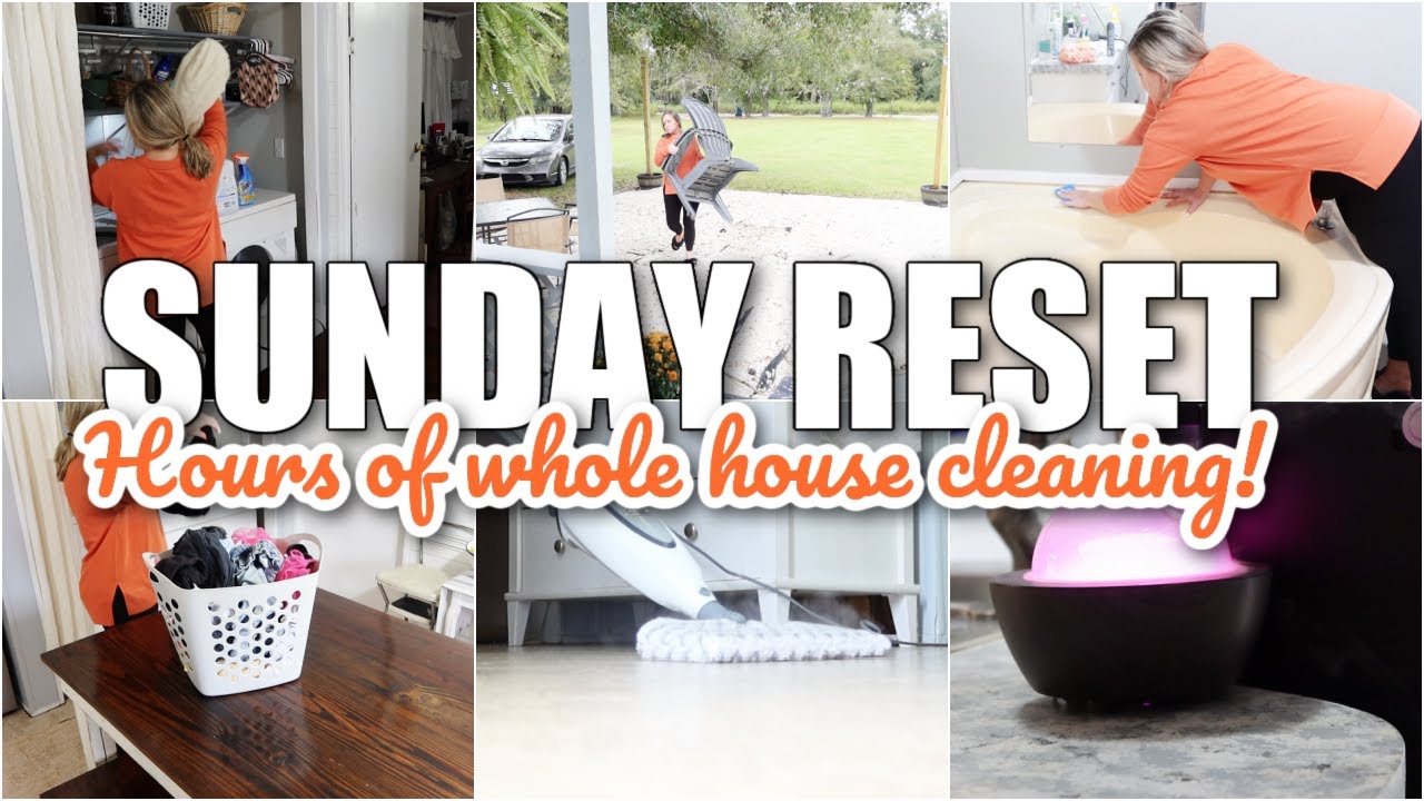 ✨SUNDAY RESET✨MOBILE HOME CLEAN WITH ME! \\  ALL DAY CLEANING MOTIVATION!