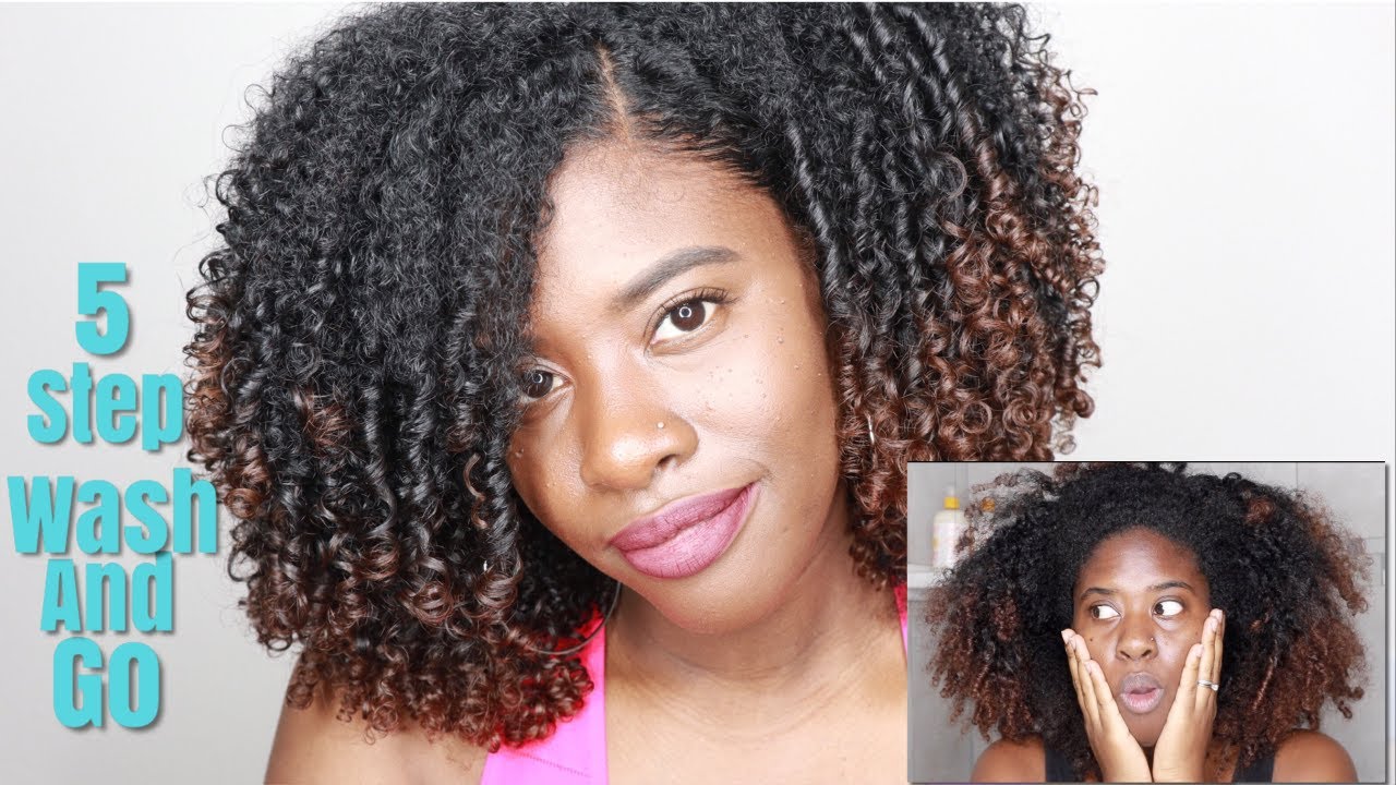 Shea Moisture Make It Last Wash And Go | 5 Steps