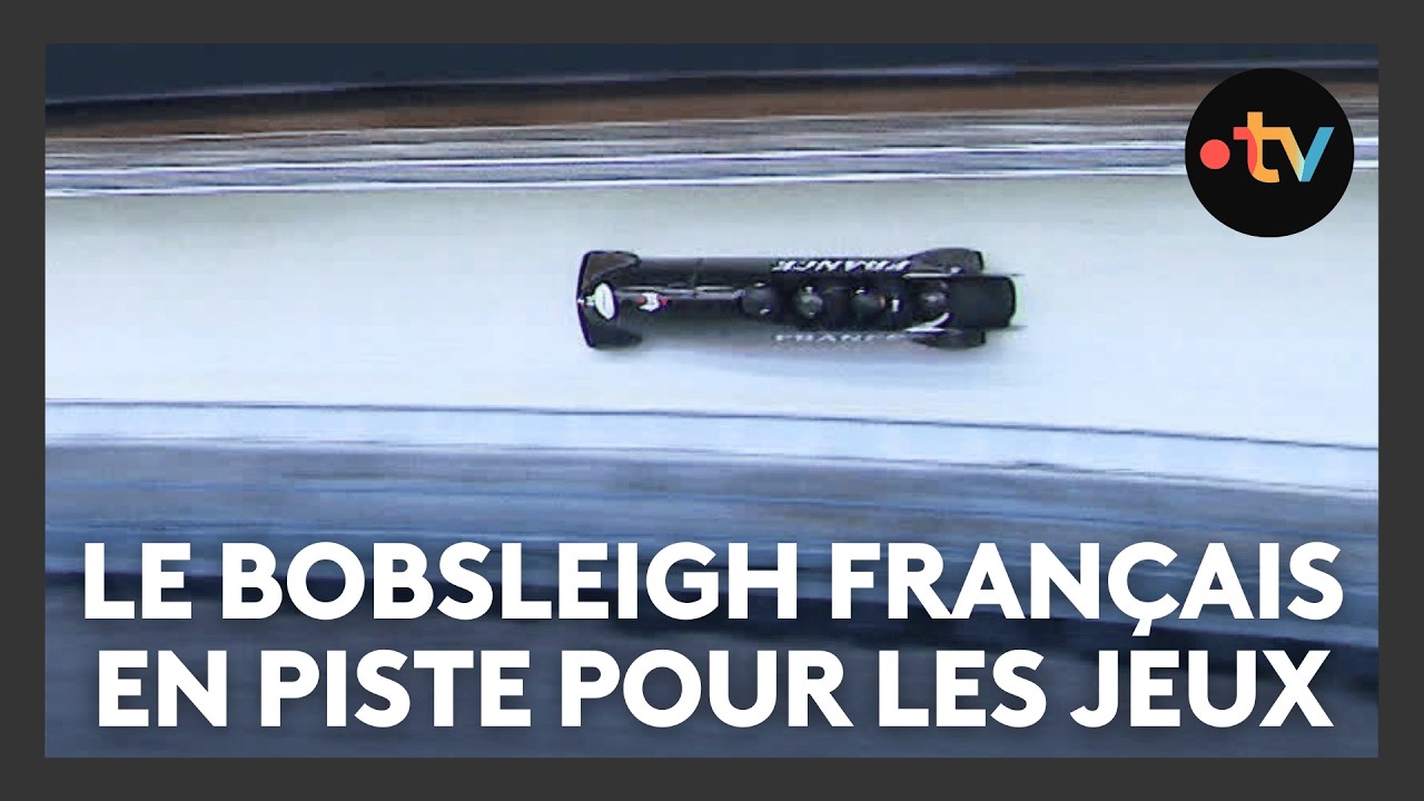 Le bobsleigh français en piste pour les JO d'hiver 2026
