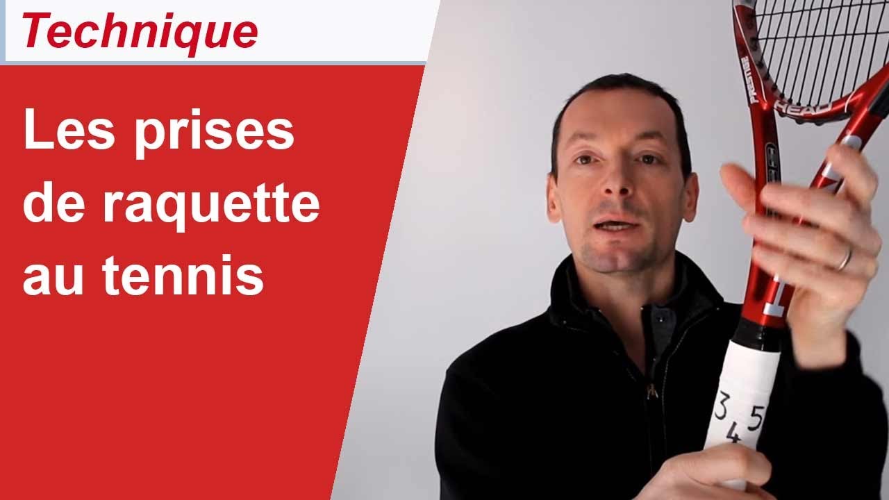Les prises de raquette au tennis, comment tenir sa raquette au tennis