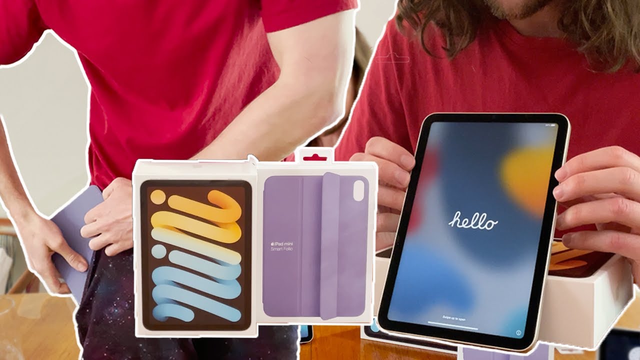 New iPad mini *Starlight* + English Lavender Smart Folio | UNBOXING & FIRST IMPRESSIONS (6th Gen)