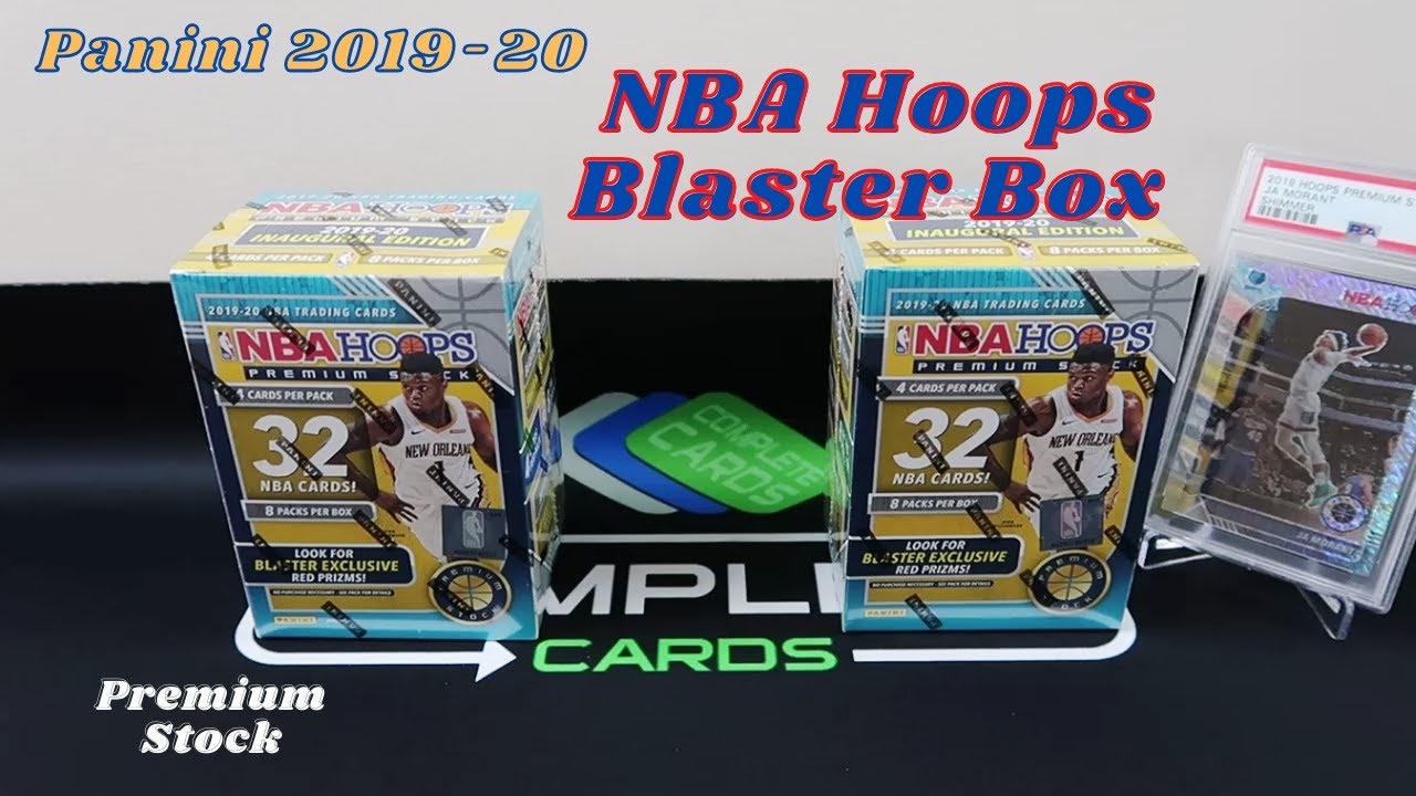 2019-20 Panini NBA Hoops Premium Stock Blaster Box opening