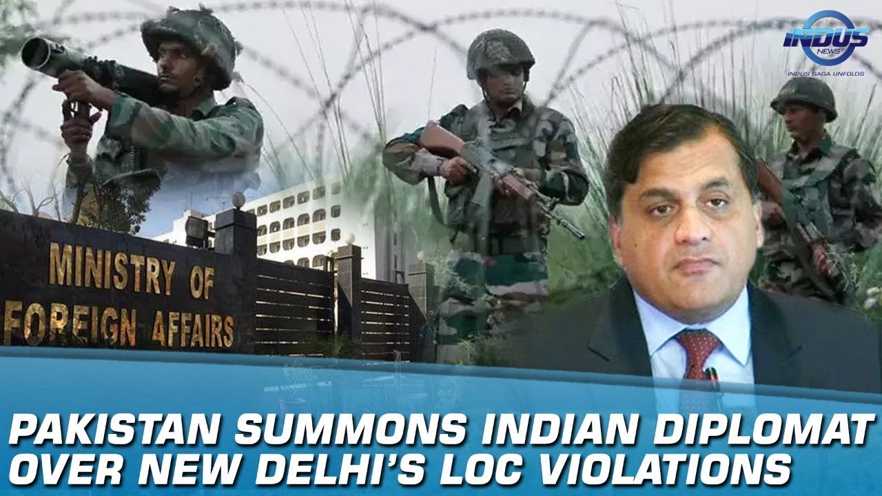 Pakistan Summons Indian Diplomat Over New Delhi&rsquo;s LOC Violations | Indus News
