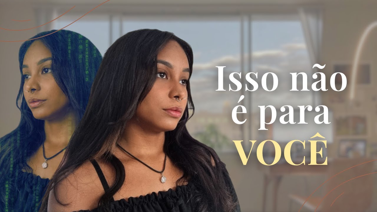 Pare de tentar viver uma vida que não é pra você