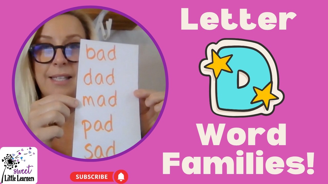 Letter Dd Word Families | “ad” & “and” Phonics Lesson (Kindergarten & Grade 1)