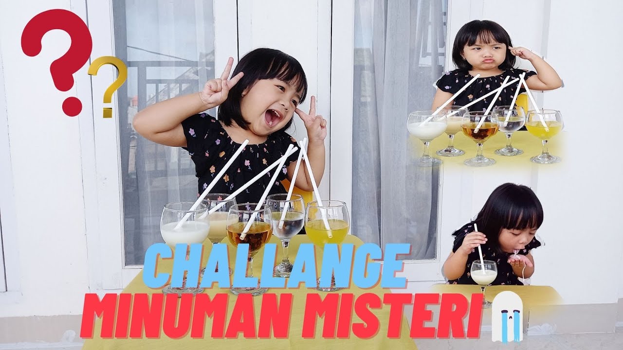 CHALLENGE MINUMAN MISTERI!!! SAMPAI MUNTAH?? [VIDEO PERDANA]