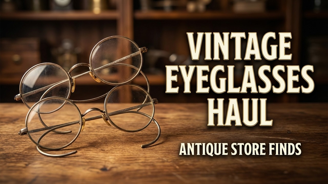 Vintage Eyeglasses Haul from Antique Store Sale