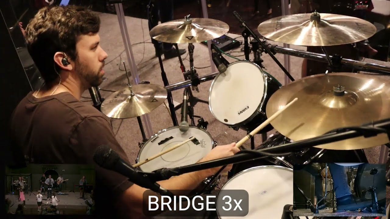 We Crown You (Live) - Jeremy Riddle | Drum Cam