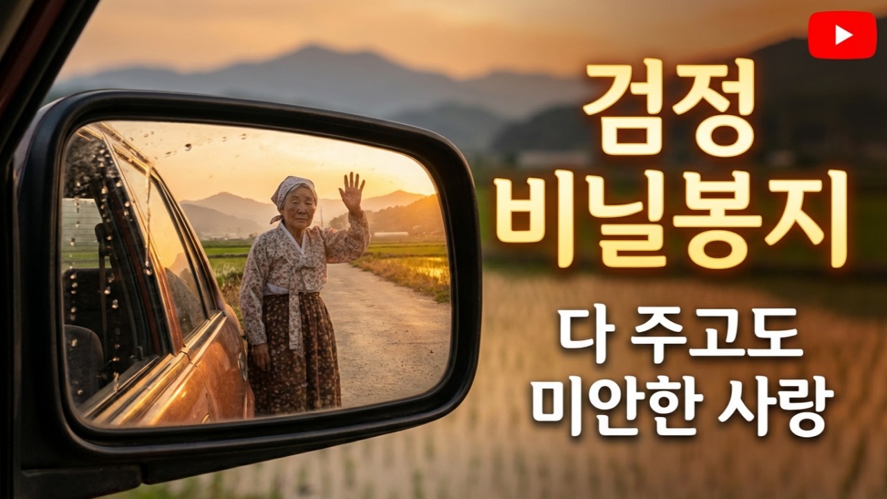 [검정 비닐봉지]백미러 속 점이 되어 사라질 때까지... 차마 발길을 돌리지 못하는 내 어머니ㅣ#달빛트롯