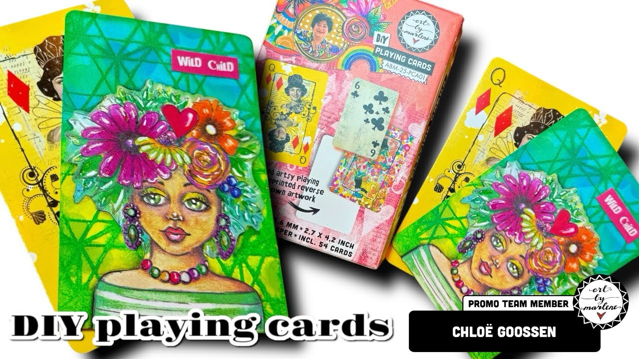 Art by Marlene, playing cards ABM-25-PCA01!💚