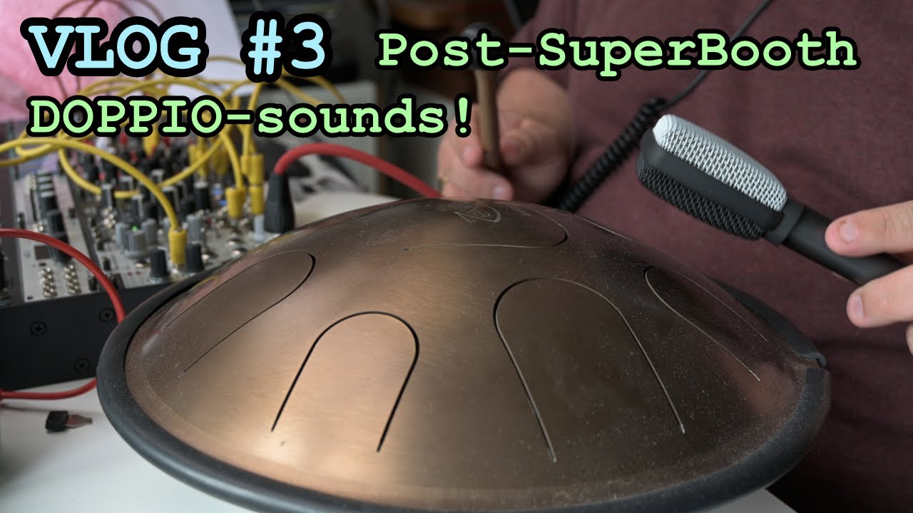 Vlog #3 Post-Superbooth, DOPPIO-sounds, MS-22 in the ModularGrid top-100, towards Modular Day...