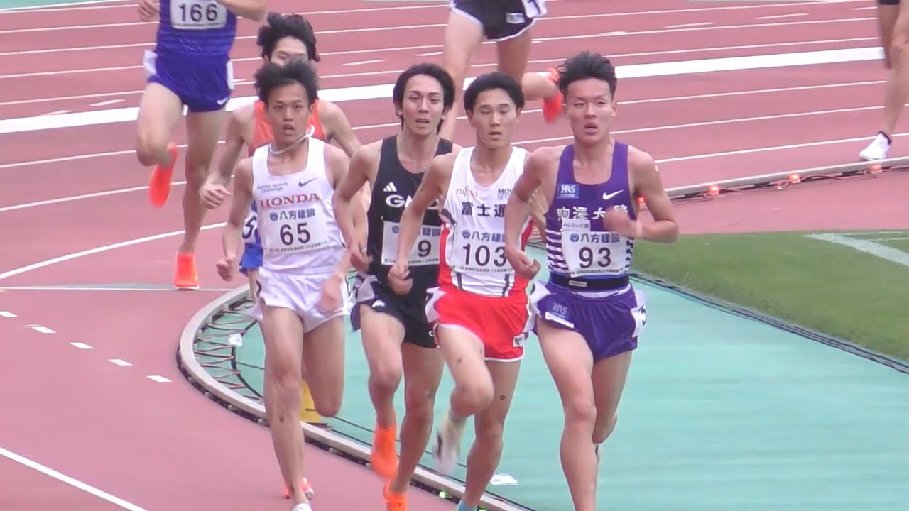 佐藤圭汰×森凪也×鶴川正也×篠原倖太朗  GP男子5000ｍタイムレース3組  金栗記念陸上2025
