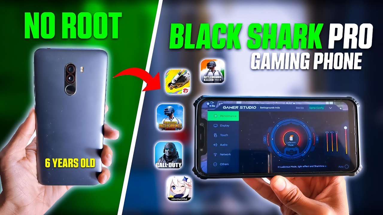 [ NO ROOT/PC ] I Converted My Old Phone into Black Shark Pro GAMING PHONE 🔥 - My New Method 🤫