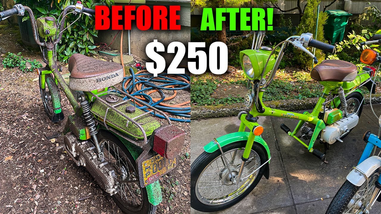 Barn Find Honda Express NC50 RESTORATION! Will it Run?