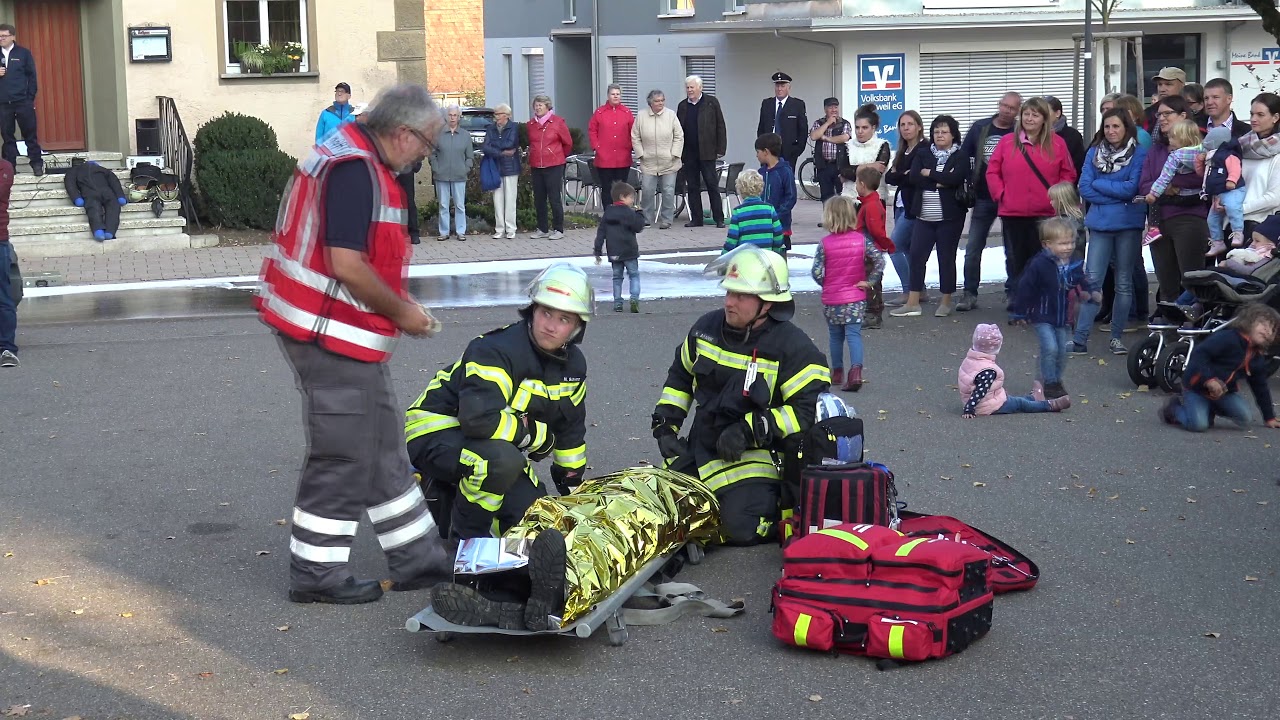 Feuerwehr Wellendingen   Haupt&uuml;bung 2018   Teil 2