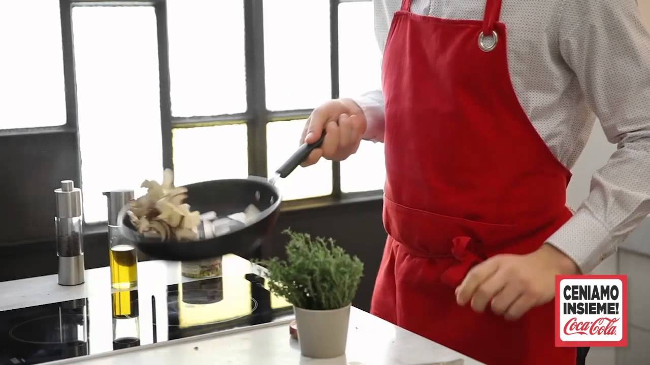 Millefoglie di baccalà, zucca e porcini