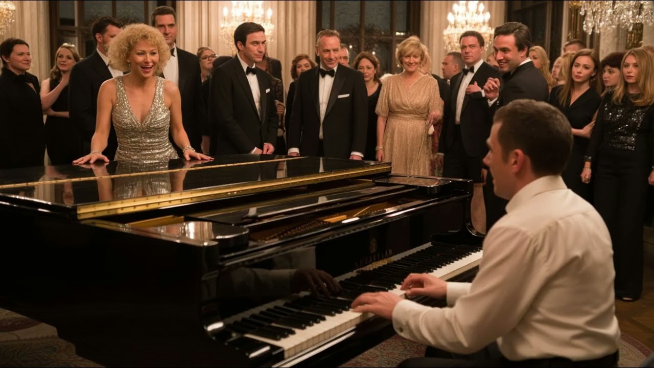 «Сыграешь на пианино — выйду за тебя», — усмехается миллиардер… консьерж играет как гений