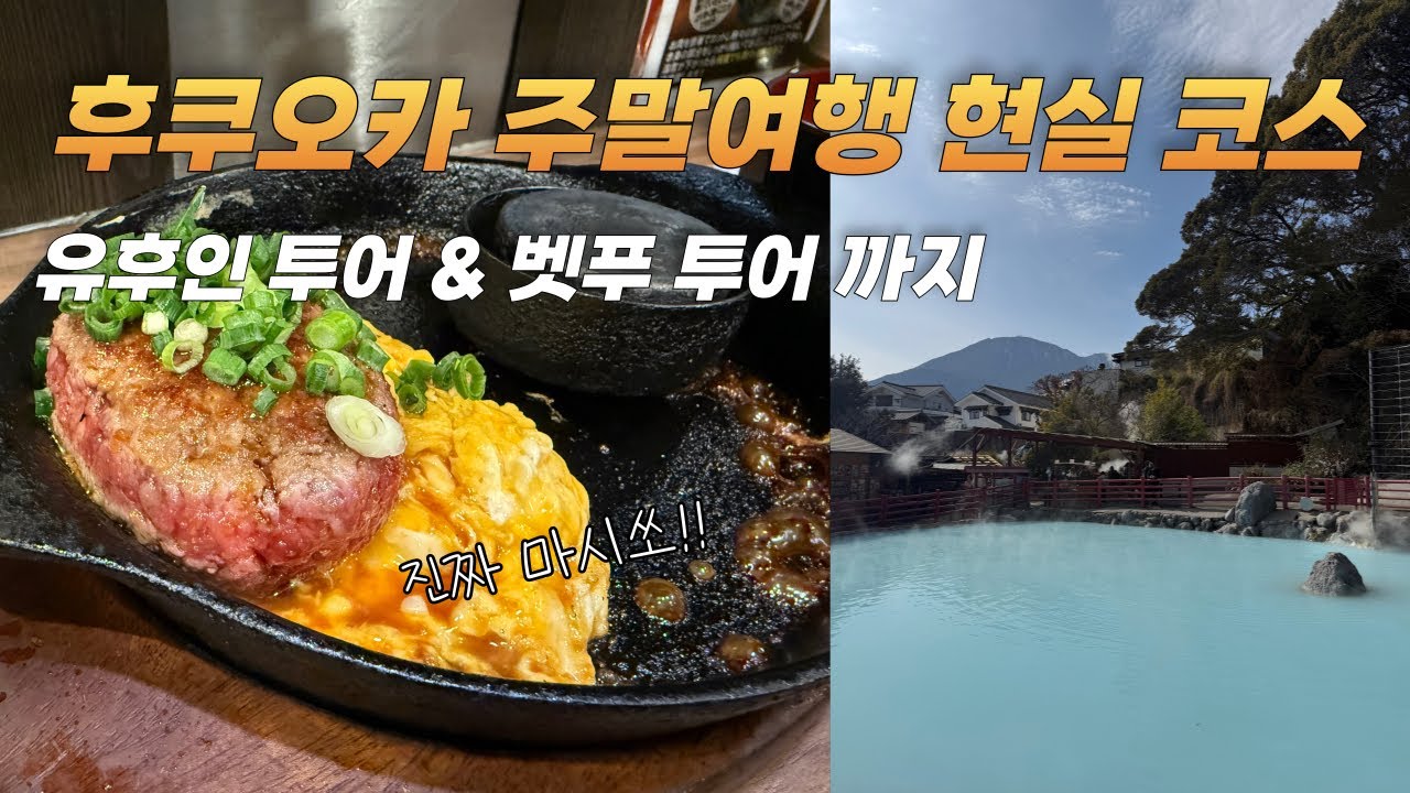 후쿠오카 주말여행 현실 코스✈️유후인 투어 & 벳푸 투어 까지