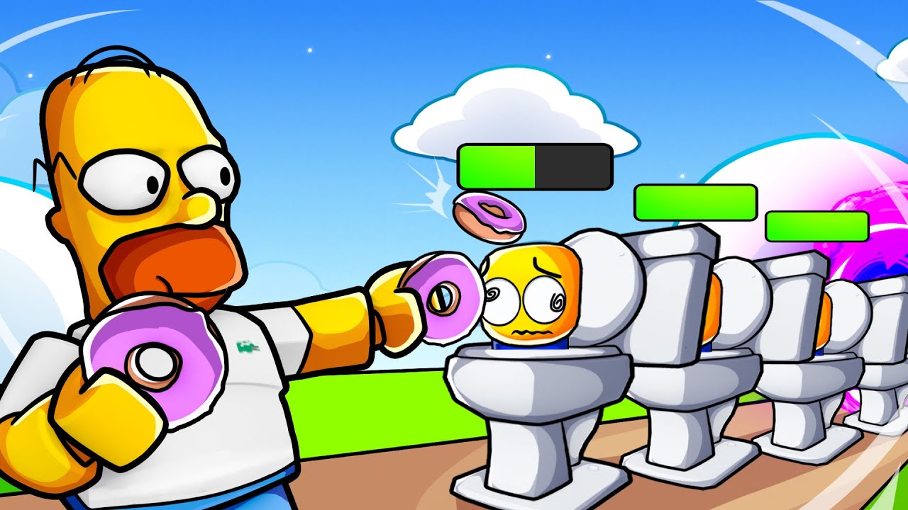 Upgrading Simpsons to MAX LEVEL! (Tower Defense)